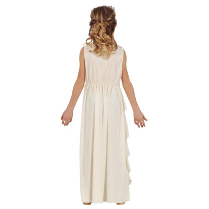 Beige - Back - Fiestas Guirca Girls Roman Costume