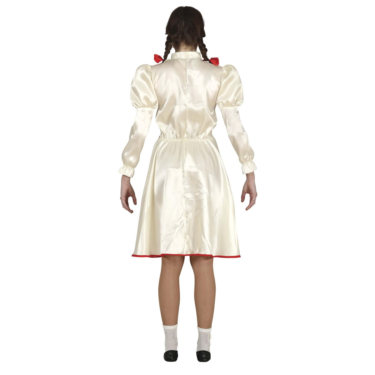 White-Red - Back - Fiestas Guirca Girls Cursed Doll Costume Dress