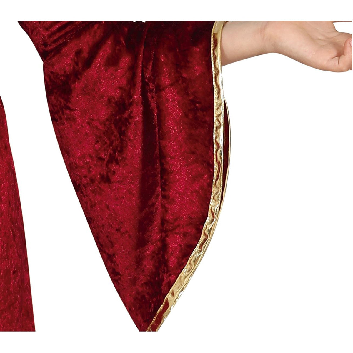 Burgundy - Side - Fiestas Guirca Girls Medieval Princess Costume
