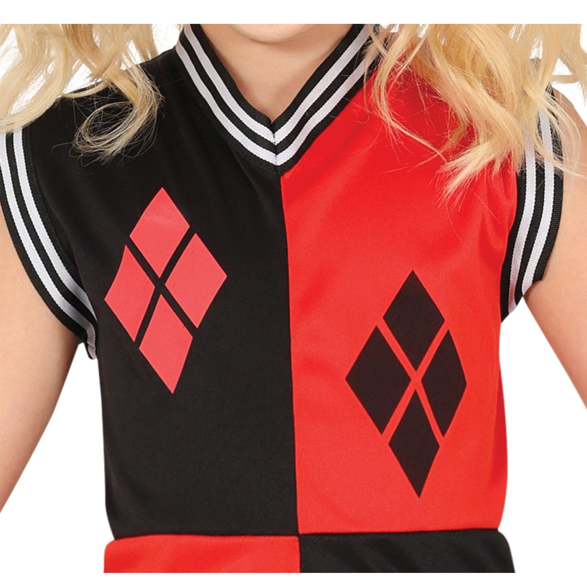 Red-Black - Lifestyle - Fiestas Guirca Girls Dangerous Cheerleader Costume