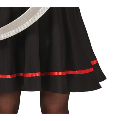 Black-Red - Side - Fiestas Guirca Girls Freshwater Corsair Costume Set