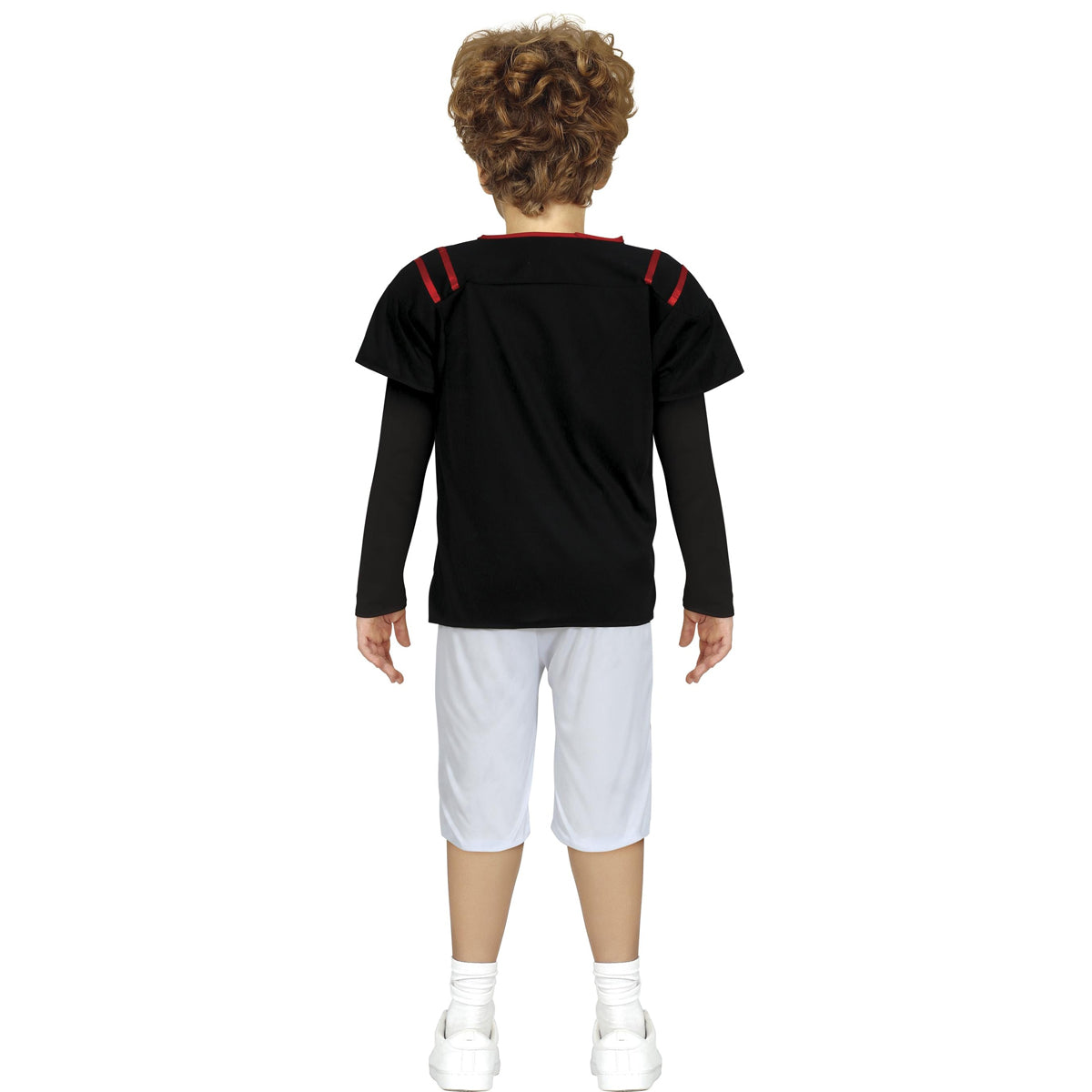 Black-White - Back - Fiestas Guirca Boys Quarterback Costume Set