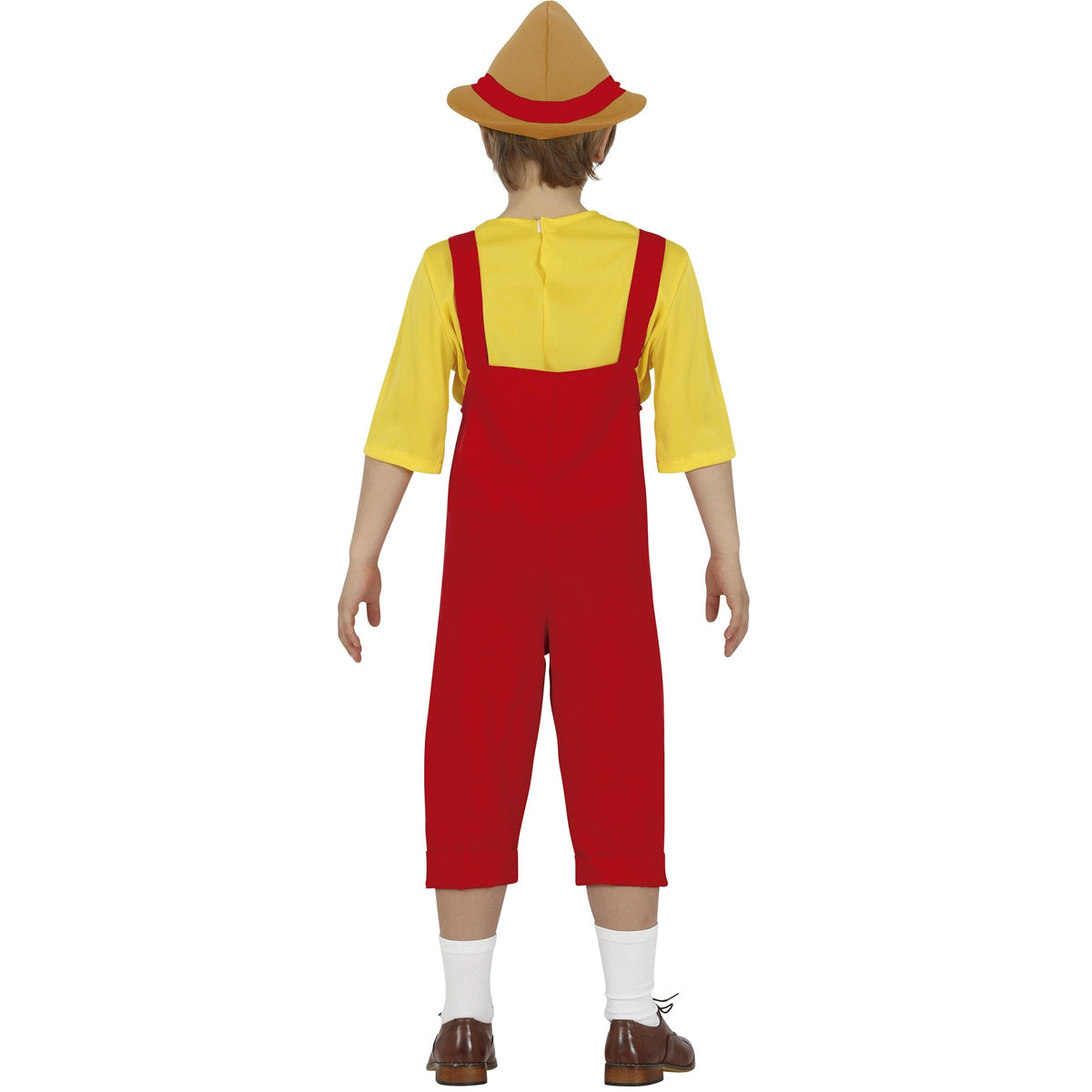 Red-Yellow - Back - Fiestas Guirca Boys Puppet Costume Set