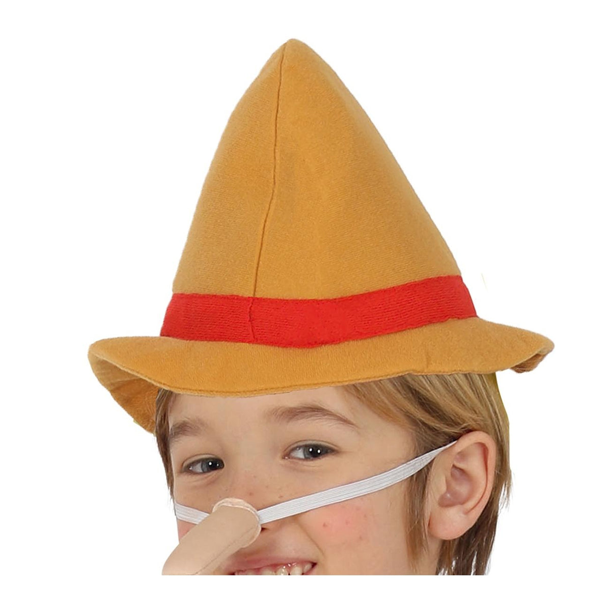 Red-Yellow - Side - Fiestas Guirca Boys Puppet Costume Set