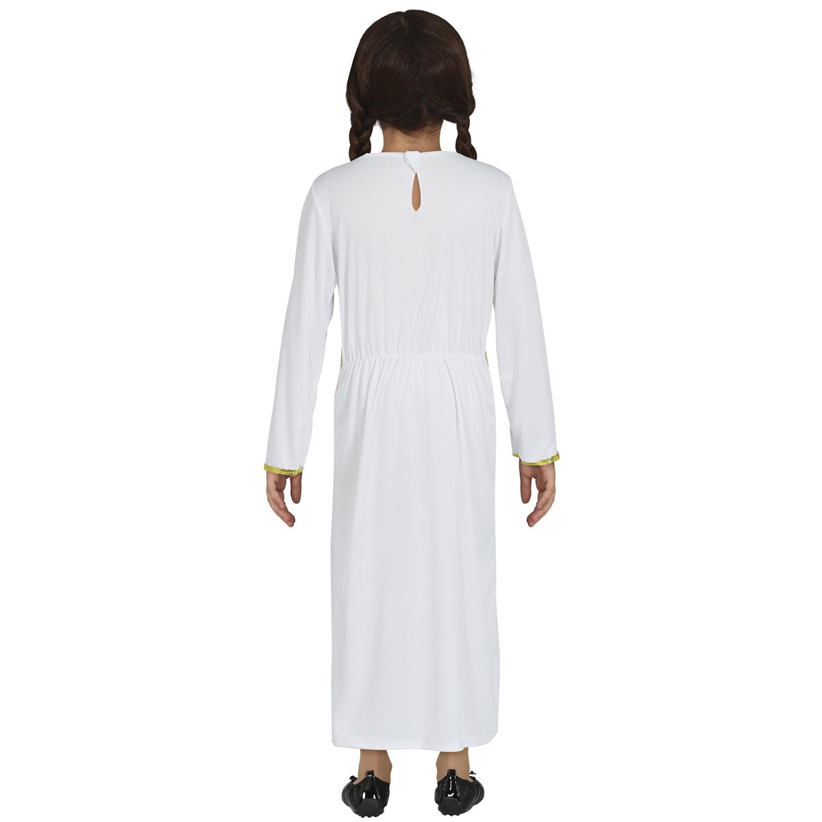 White-Gold - Back - Fiestas Guirca Girls Egyptian Costume Set