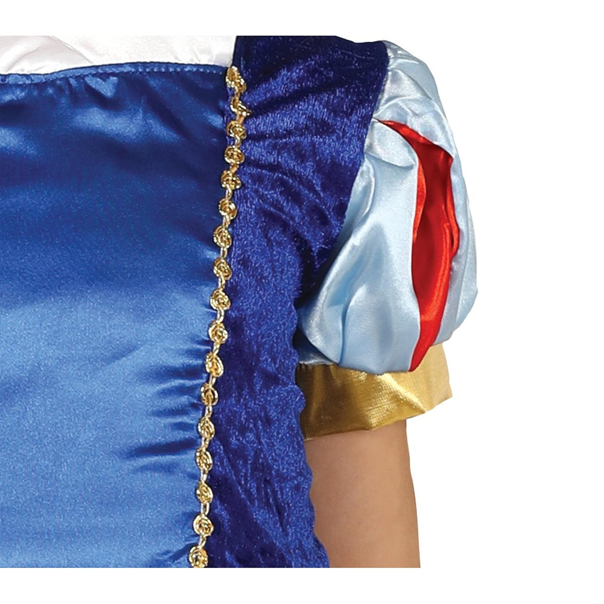 Blue-Gold - Side - Fiestas Guirca Girls Little Princess Costume