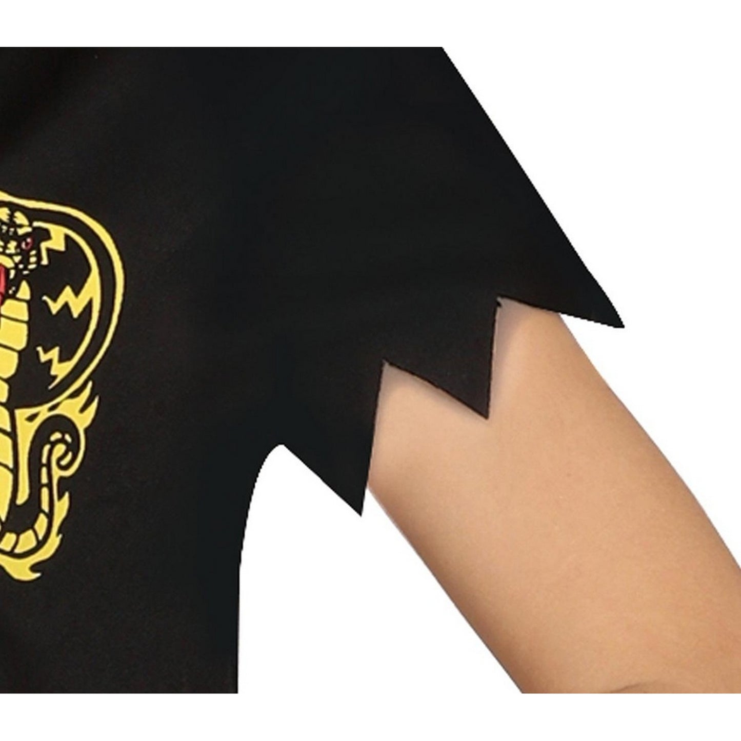 Black - Side - Fiestas Guirca Childrens-Kids Snake Fighter Costume Set