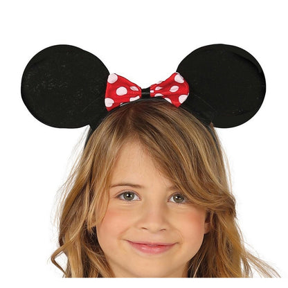 Red-Black - Back - Fiestas Guirca Girls Little Mouse Costume Set
