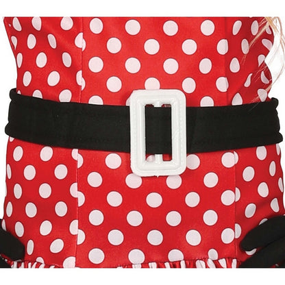 Red-Black - Side - Fiestas Guirca Girls Little Mouse Costume Set