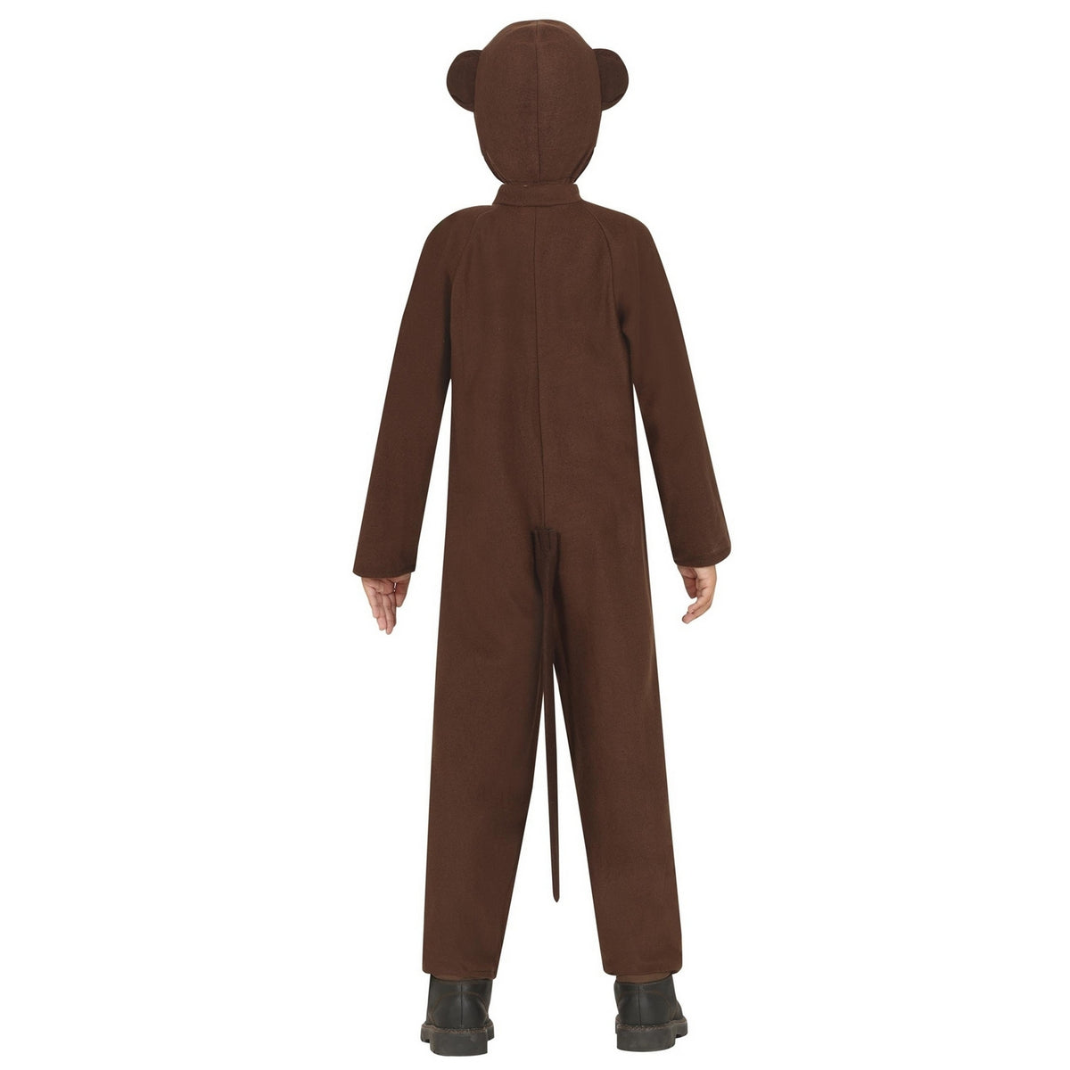 Brown - Back - Fiestas Guirca Childrens-Kids Little Monkey Costume