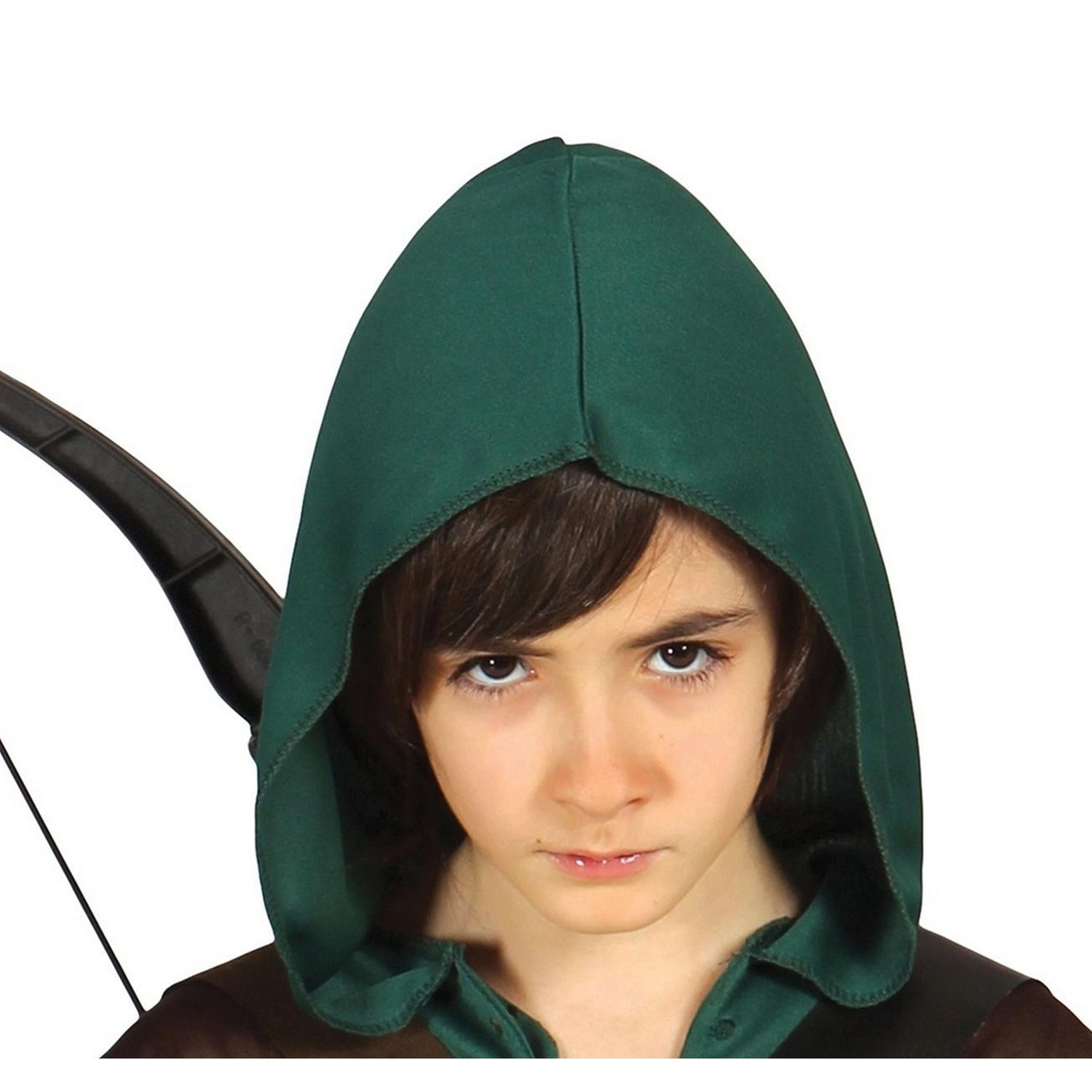 Brown-Green - Back - Fiestas Guirca Childrens-Kids Archer Costume Set