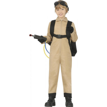 Black-Beige - Front - Fiestas Guirca Childrens-Kids Phantom Hunter Costume Set