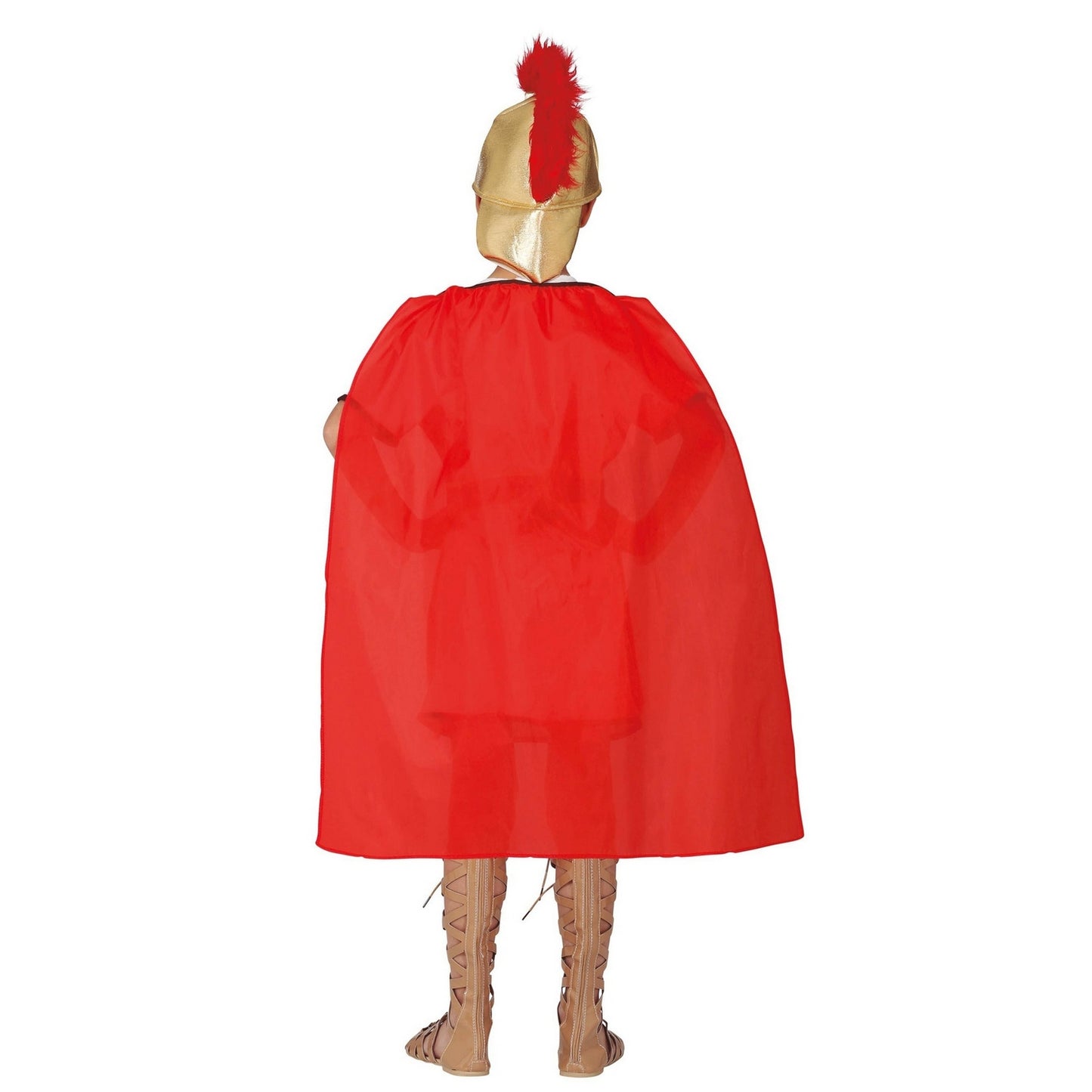 Brown-Red - Back - Fiestas Guirca Boys Gladiator Costume Set