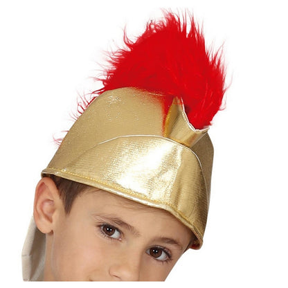 Brown-Red - Side - Fiestas Guirca Boys Gladiator Costume Set