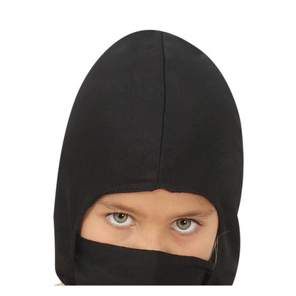 Red-Black - Back - Fiestas Guirca Childrens-Kids Ninja Costume Set