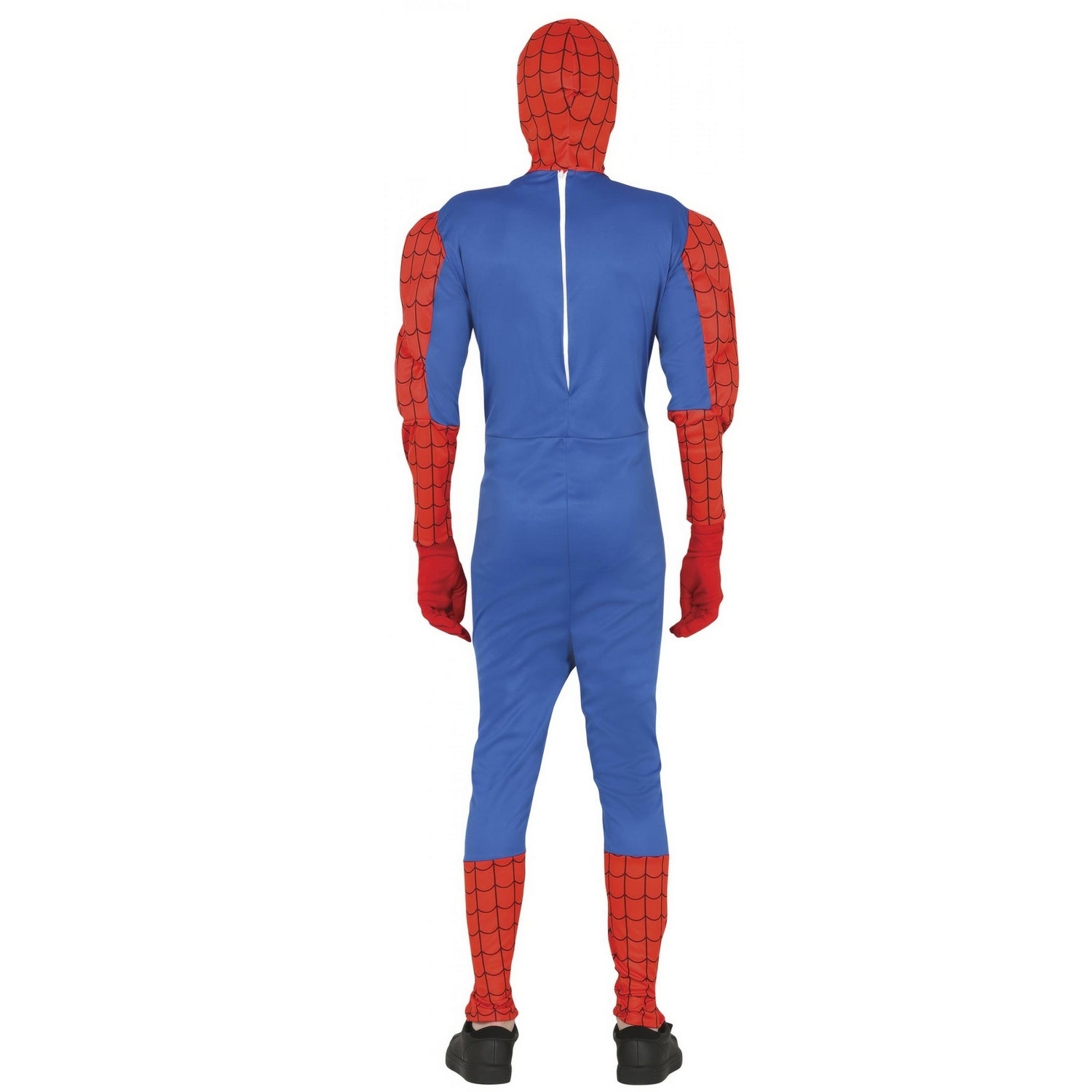 Red-Blue - Back - Fiestas Guirca Boys Muscle Superhero Costume Set