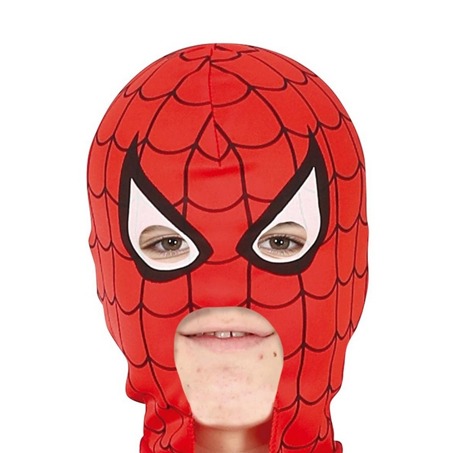 Red-Blue - Side - Fiestas Guirca Boys Muscle Superhero Costume Set