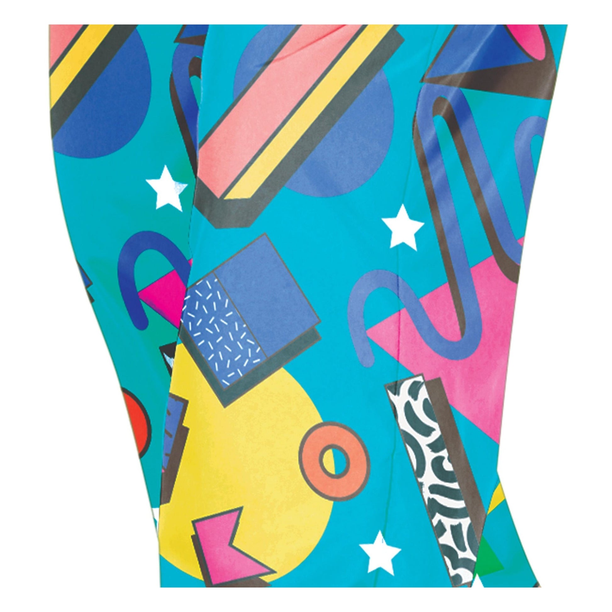 Blue-Multicoloured - Side - Fiestas Guirca Mens Abstract 80s Tracksuit