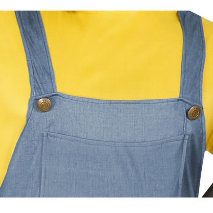 Yellow - Side - Fiestas Guirca Mens Helper Polyester Costume