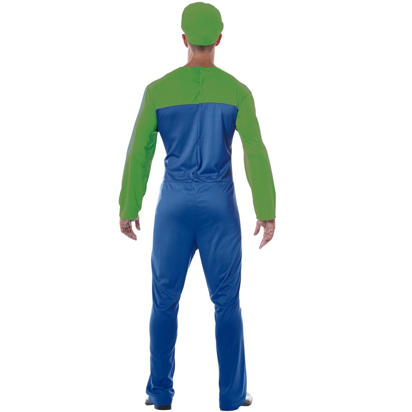 Light Green-Blue - Back - Fiestas Guirca Mens Train Driver Costume