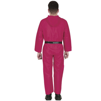 Pink - Back - Fiestas Guirca Mens The Gamer Costume