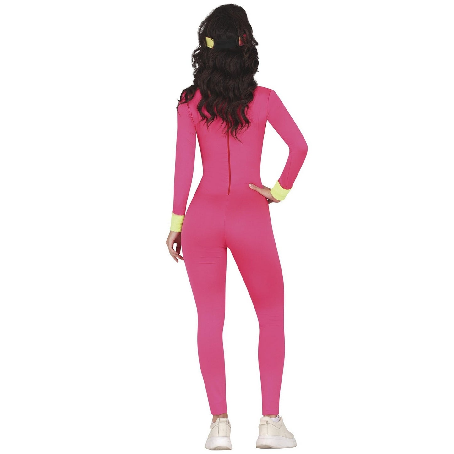 Multicoloured - Back - Fiestas Guirca Womens-Ladies Roller Psychedelic Costume Set