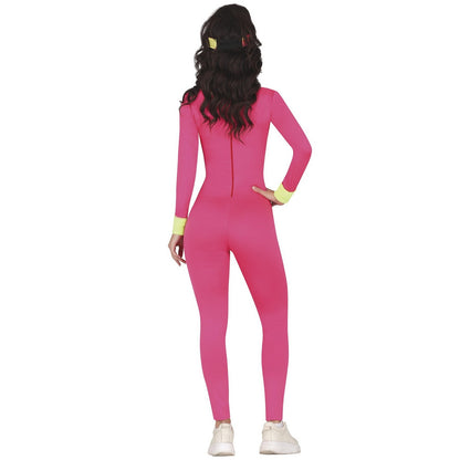 Multicoloured - Back - Fiestas Guirca Womens-Ladies Roller Psychedelic Costume Set
