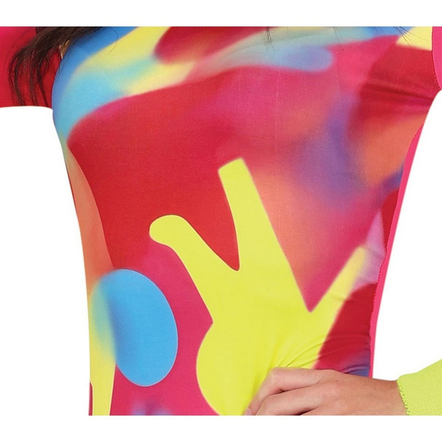 Multicoloured - Lifestyle - Fiestas Guirca Womens-Ladies Roller Psychedelic Costume Set