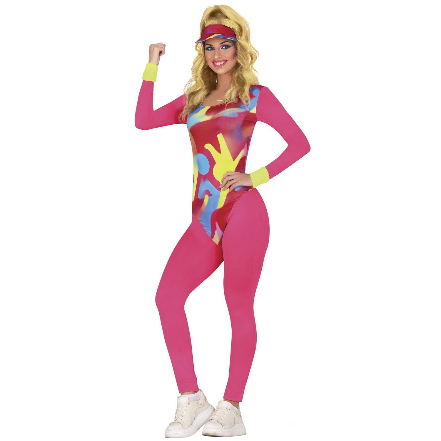 Multicoloured - Front - Fiestas Guirca Womens-Ladies Roller Psychedelic Costume Set