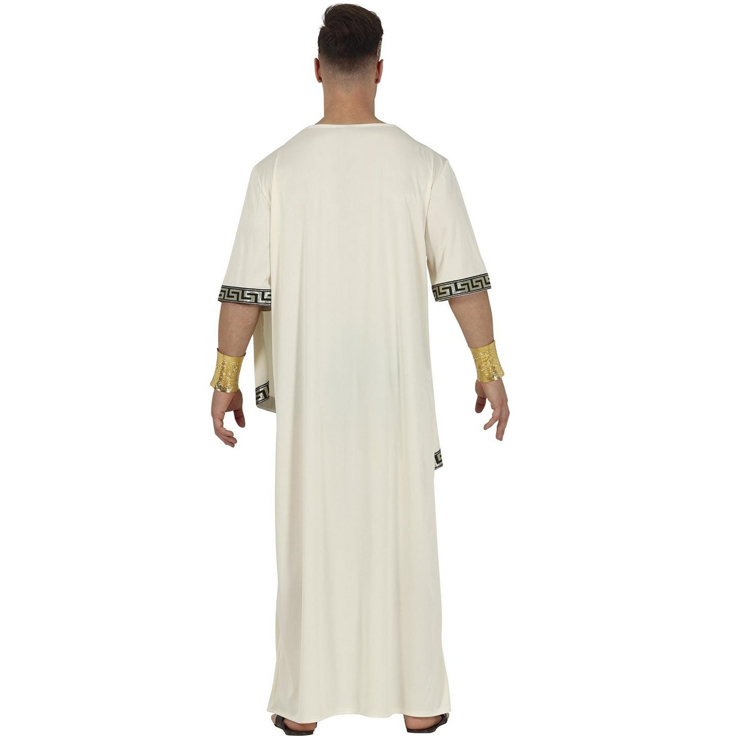 Beige - Back - Fiestas Guirca Mens Roman Costume