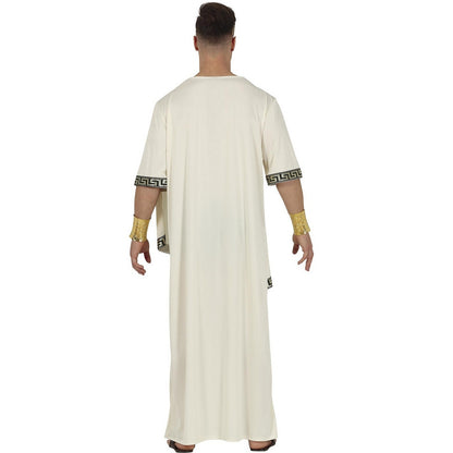 Beige - Back - Fiestas Guirca Mens Roman Costume