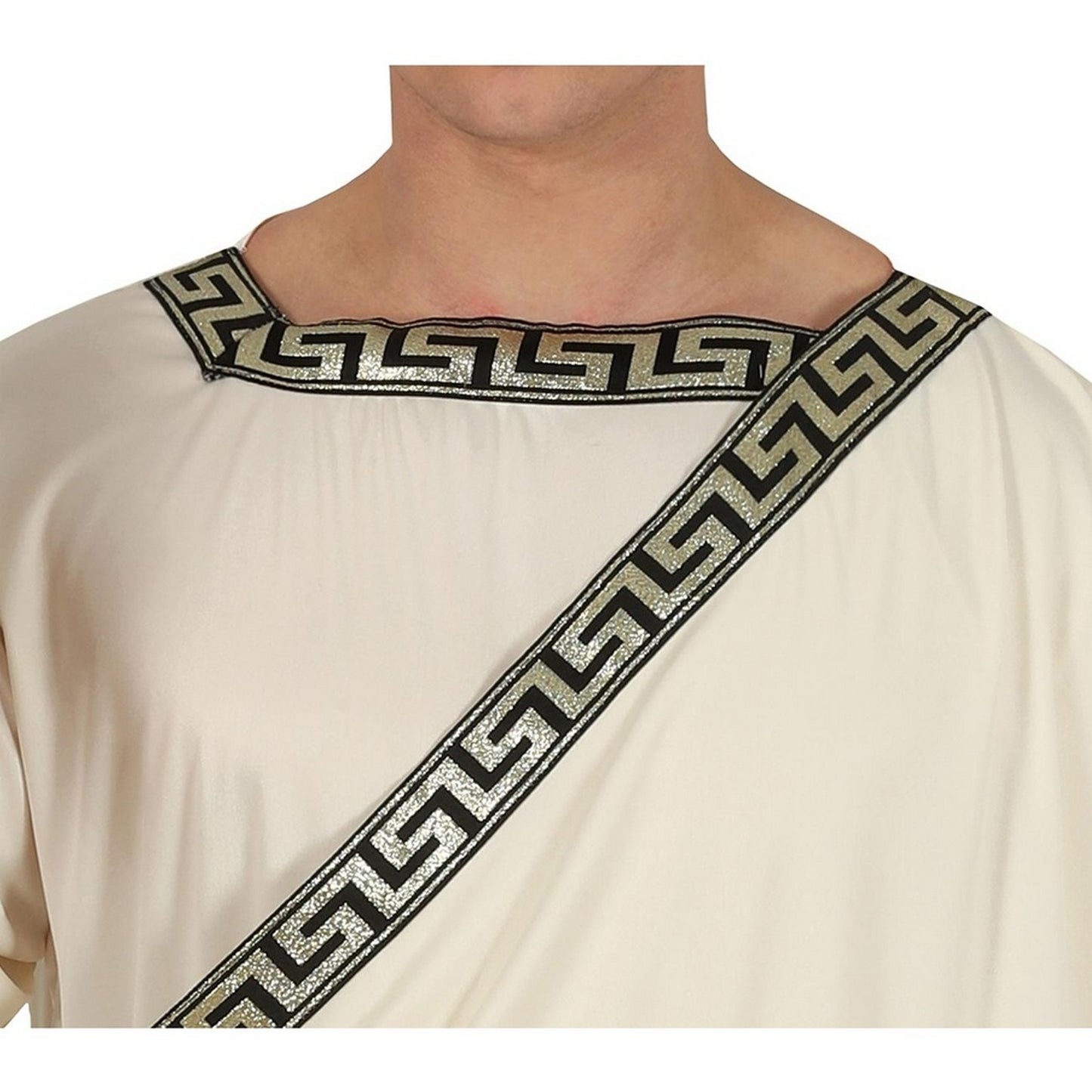 Beige - Side - Fiestas Guirca Mens Roman Costume