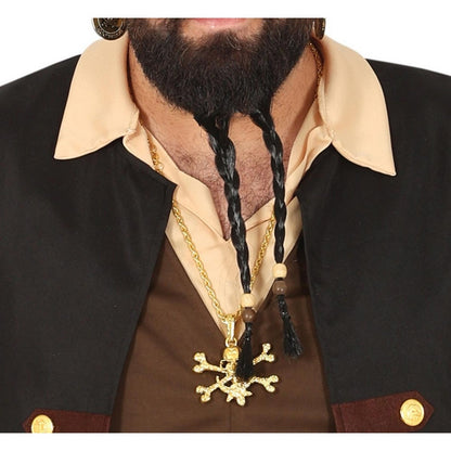 Black-Brown - Lifestyle - Fiestas Guirca Mens Pirate Costume Set