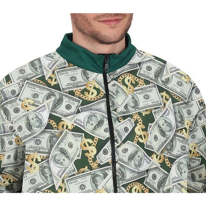 Green - Back - Fiestas Guirca Mens Mr Bills Tracksuit Set