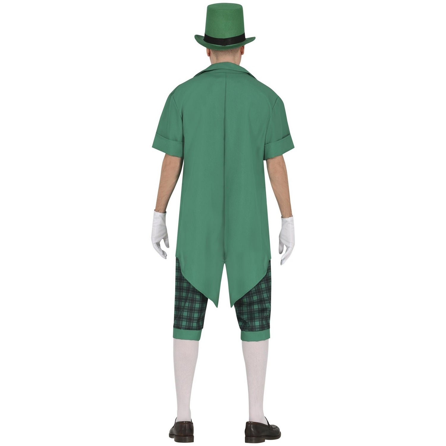 Green-White - Back - Fiestas Guirca Mens Mr Patrick Costume Set