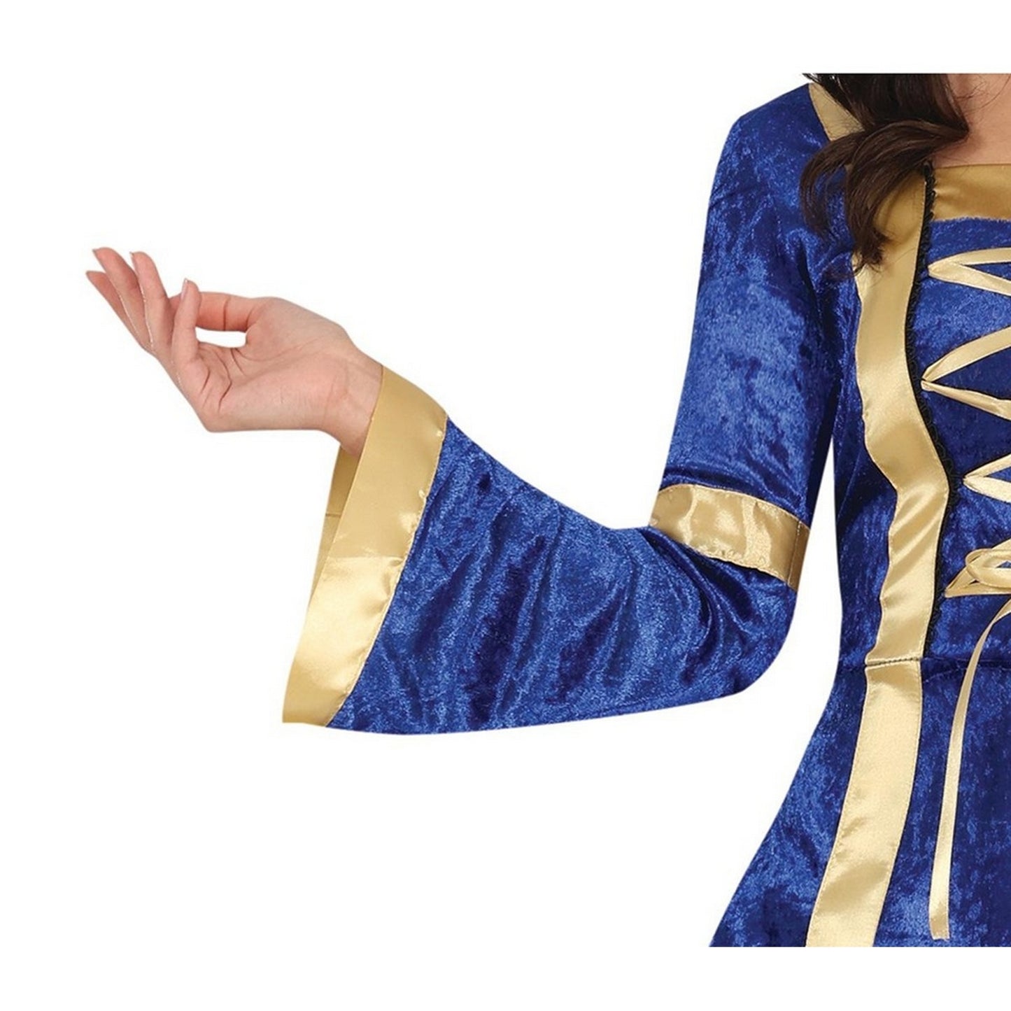 Blue-Gold - Lifestyle - Fiestas Guirca Womens-Ladies Medieval Costume