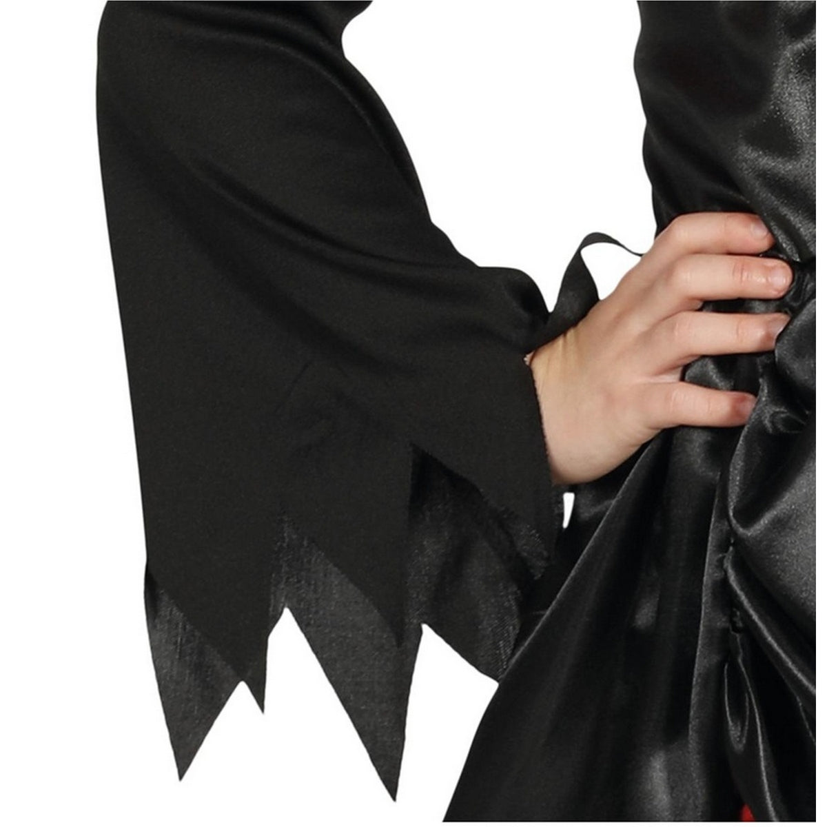 Black-Red - Side - Fiestas Guirca Girls Vampiress Costume