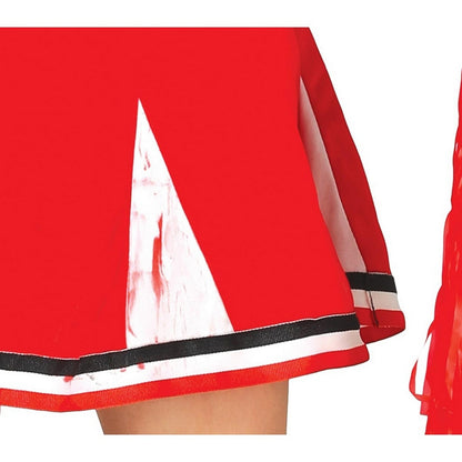 Red-White - Lifestyle - Fiestas Guirca Girls Zombie Cheerleader Costume