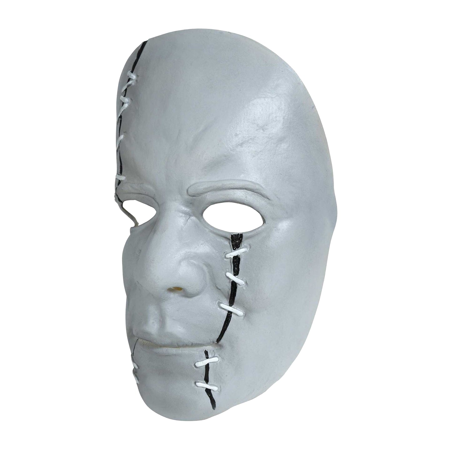 White - Back - Fiestas Guirca Unisex Adult Killer Scar Latex Mask