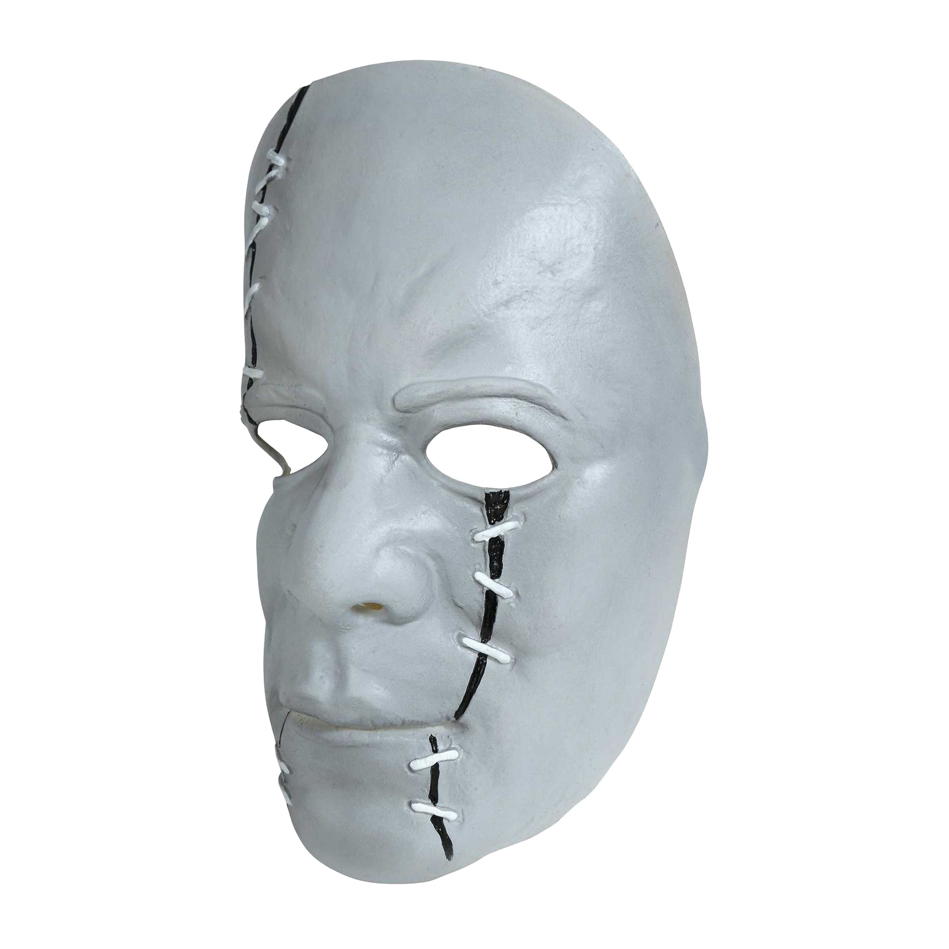 White - Back - Fiestas Guirca Unisex Adult Killer Scar Latex Mask