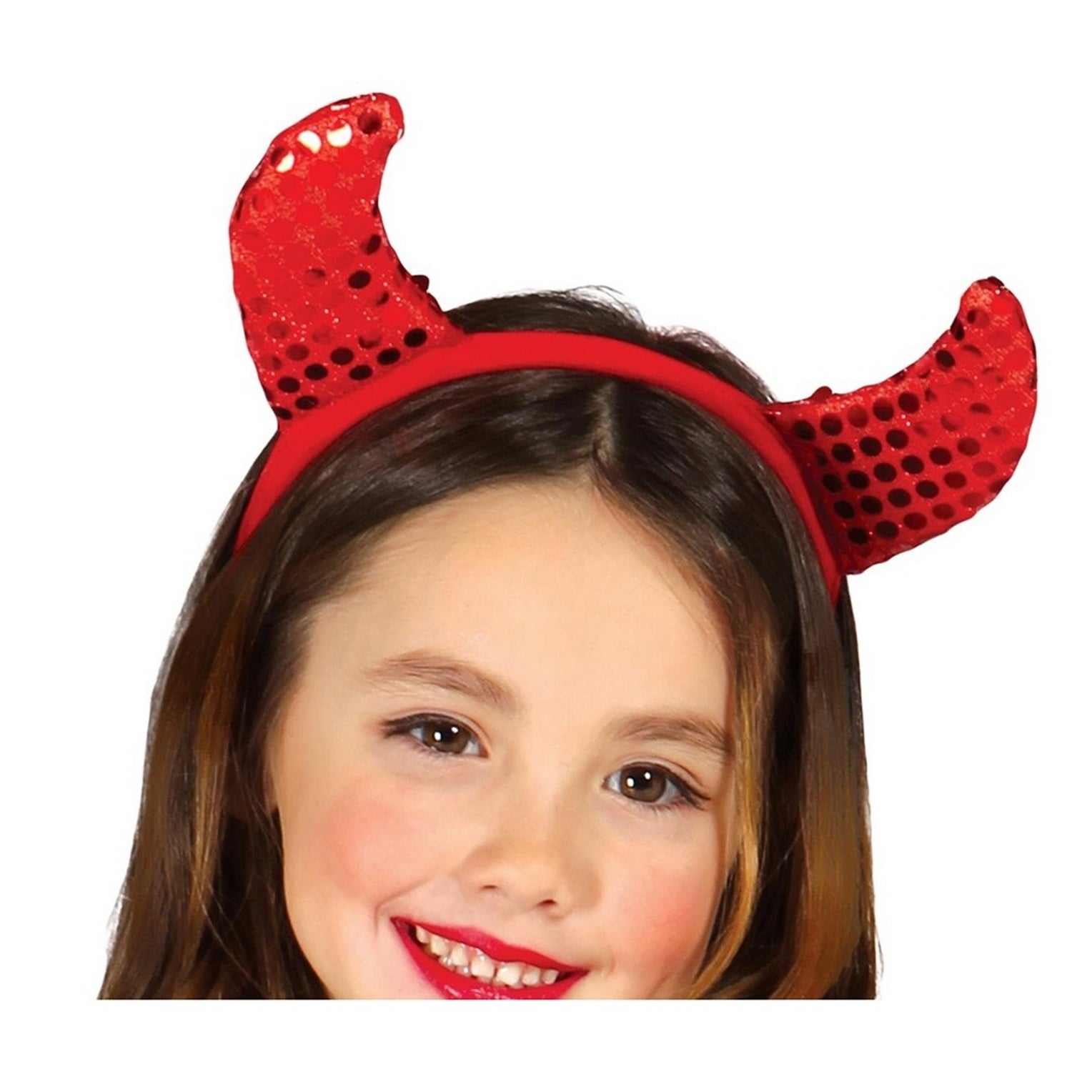 Red-Black - Back - Fiestas Guirca Girls Cute Devil Costume Set