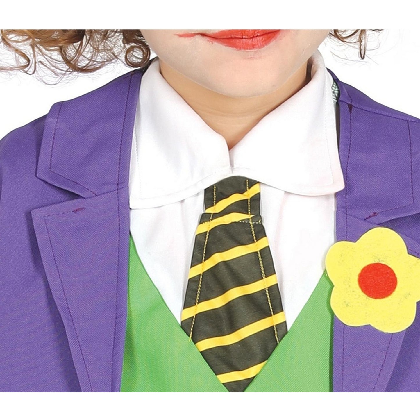 Lilac-Green - Back - Fiestas Guirca Boys Crazy Jester Costume Set