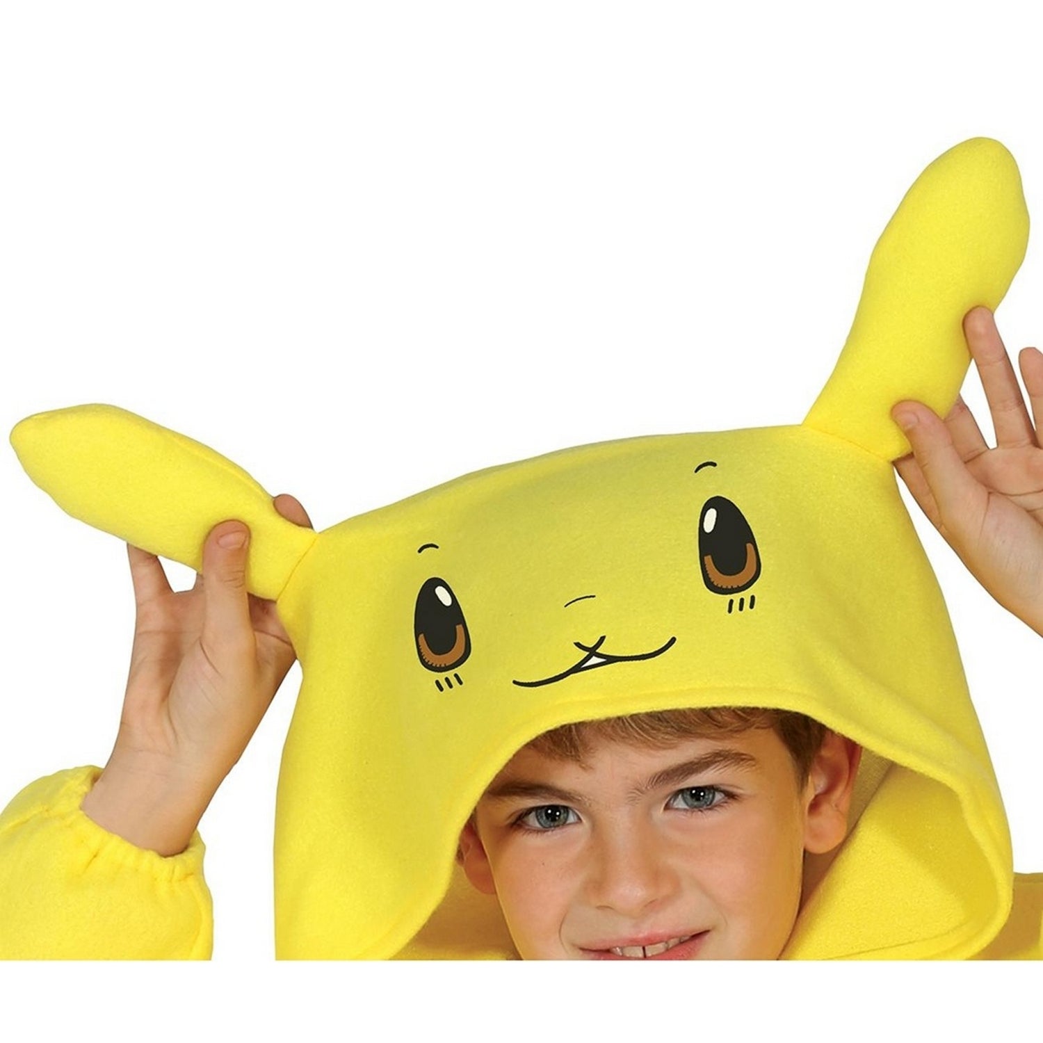 Yellow-Brown - Side - Fiestas Guirca Childrens-Kids Electric Chinchilla Costume Set