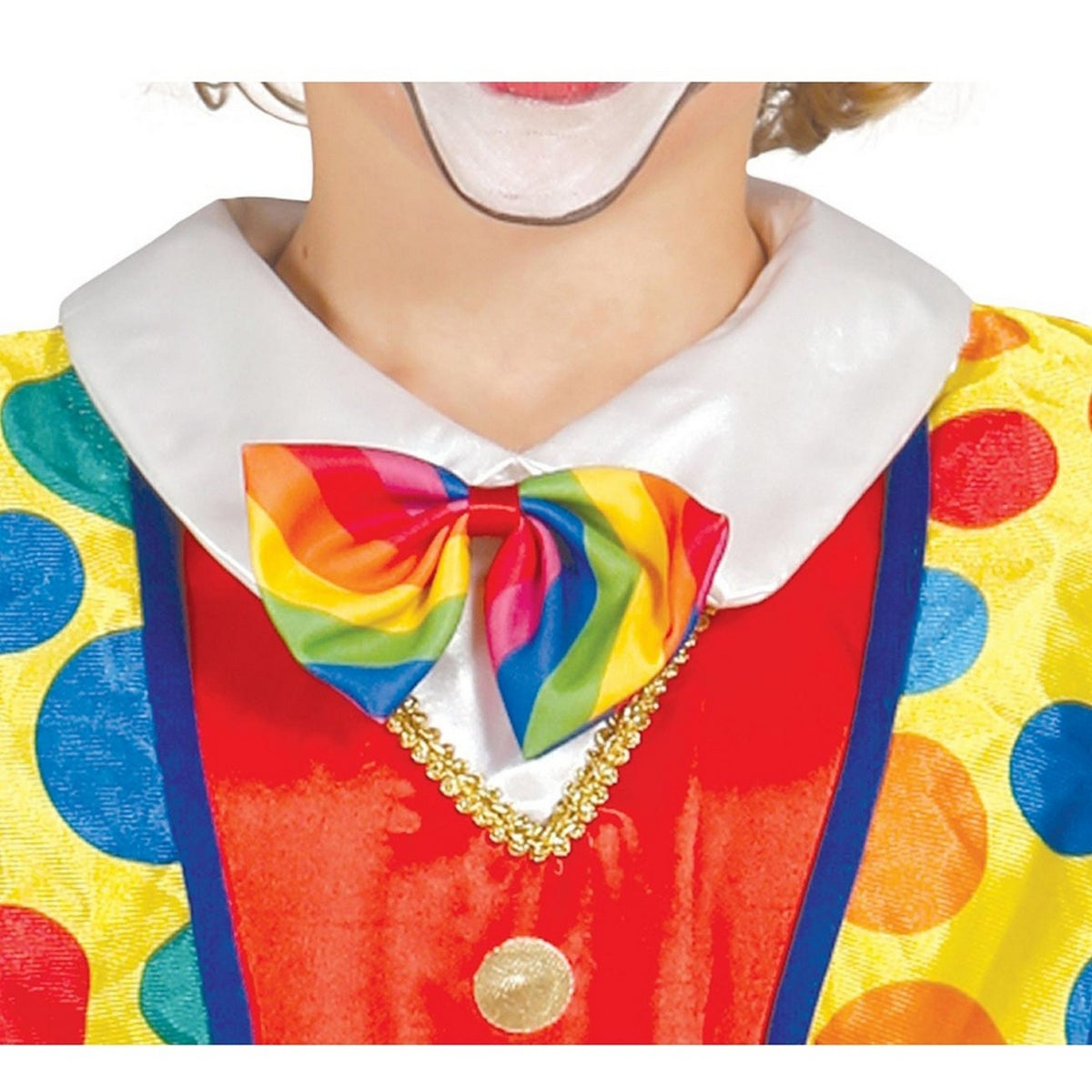 Multicoloured - Side - Fiestas Guirca Childrens-Kids Clown Costume Set
