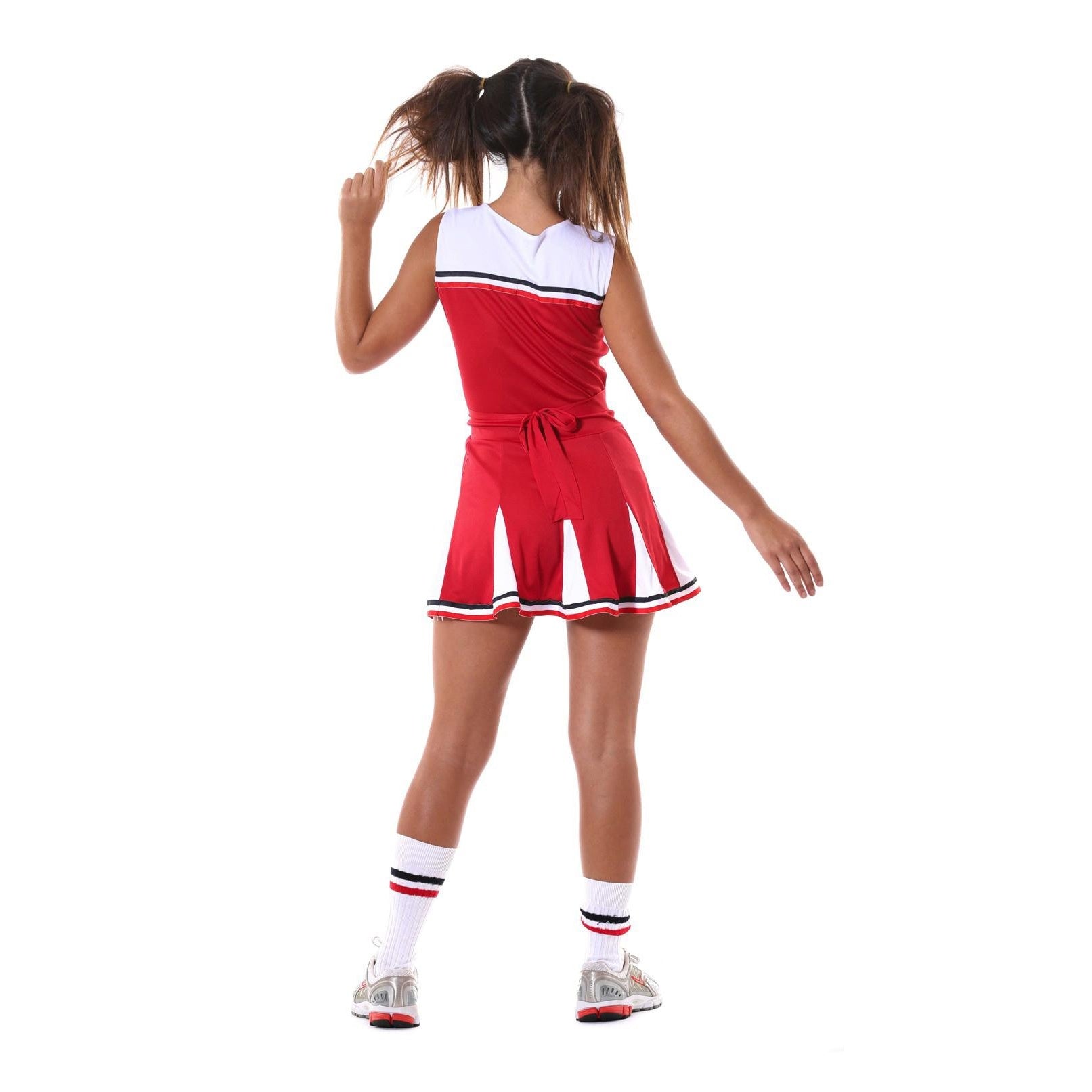 Red-White - Lifestyle - Fiestas Guirca Womens-Ladies Zombie Cheerleader Costume