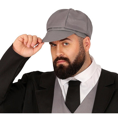Black-Grey - Side - Fiestas Guirca Mens English Gangster Costume Set