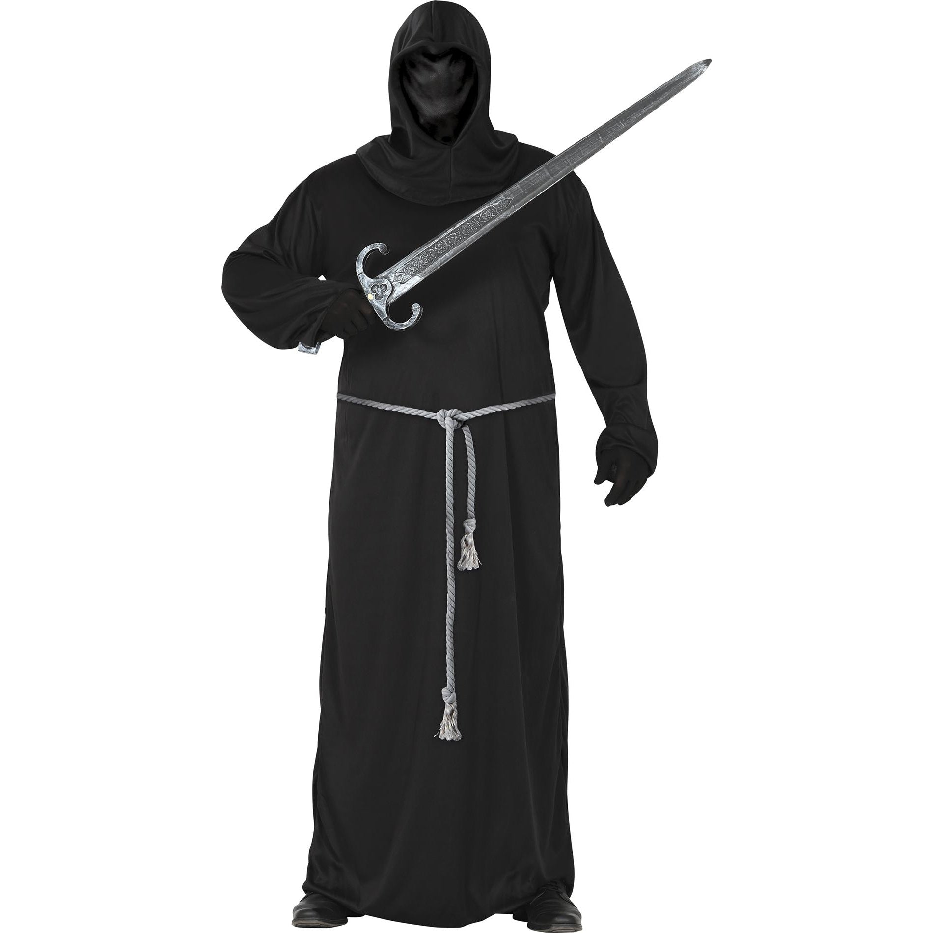 Black - Front - Fiestas Guirca Dark Soldier Costume Set