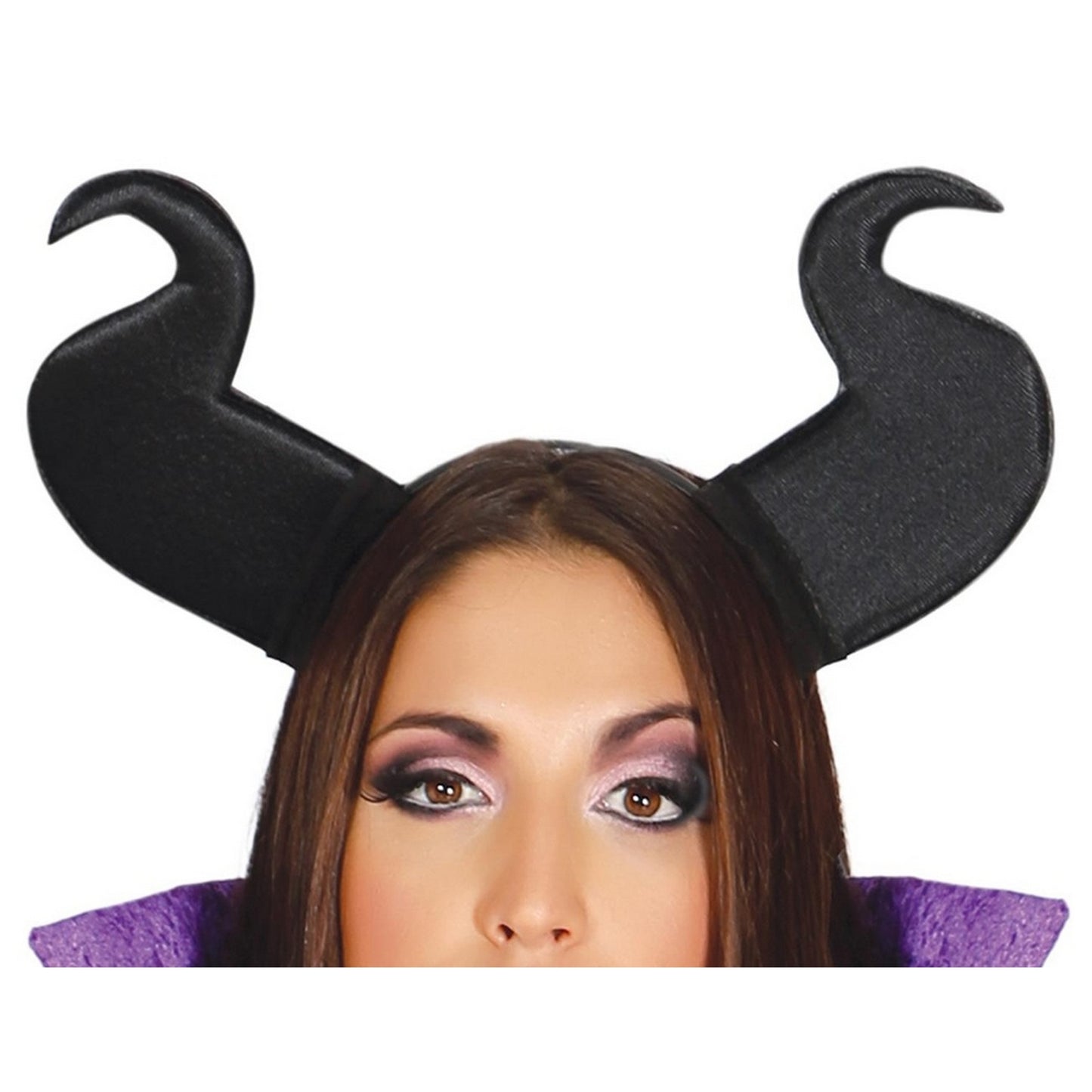 Black-Lilac - Side - Fiestas Guirca Womens-Ladies Evil Fairy Costume Set