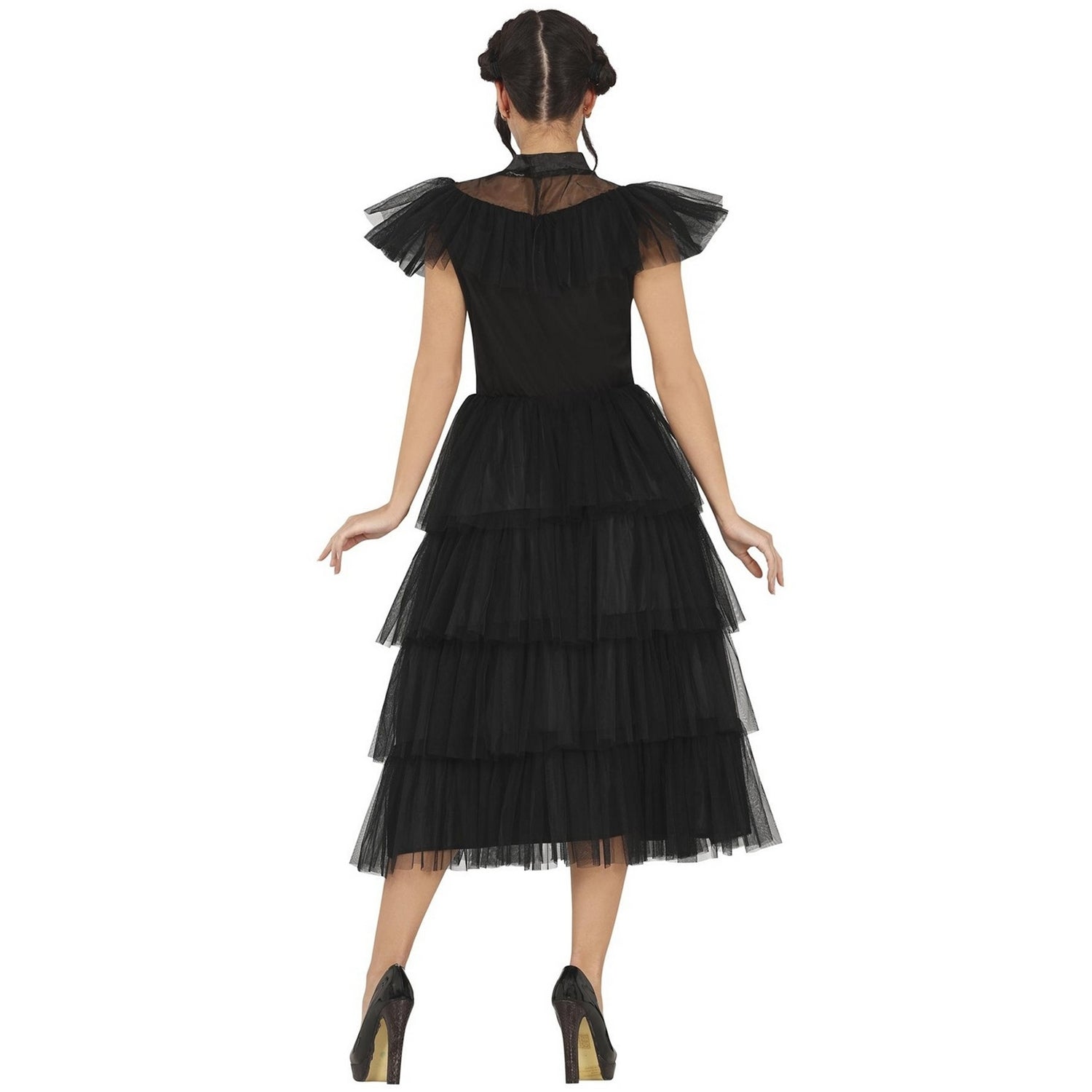 Black - Back - Fiestas Guirca Girls Night Queen Gothic Costume