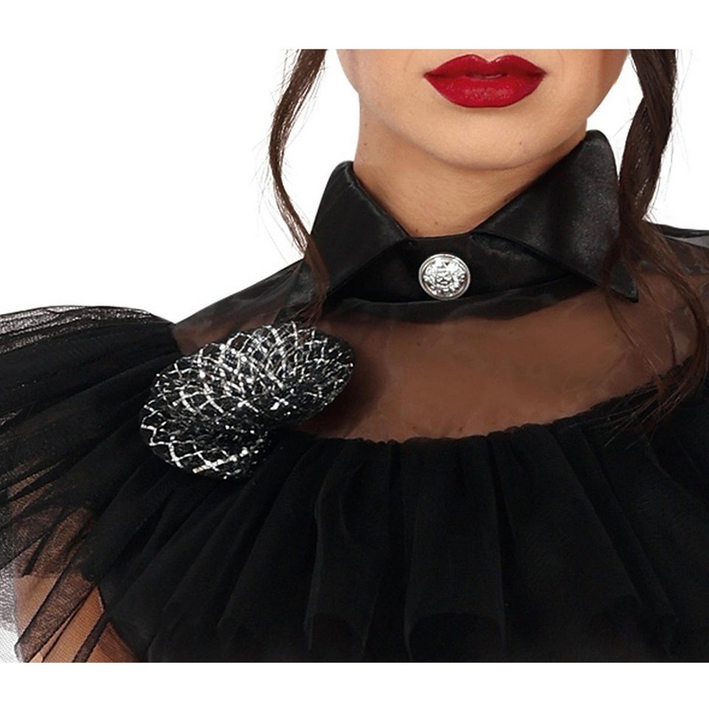 Black - Side - Fiestas Guirca Girls Night Queen Gothic Costume